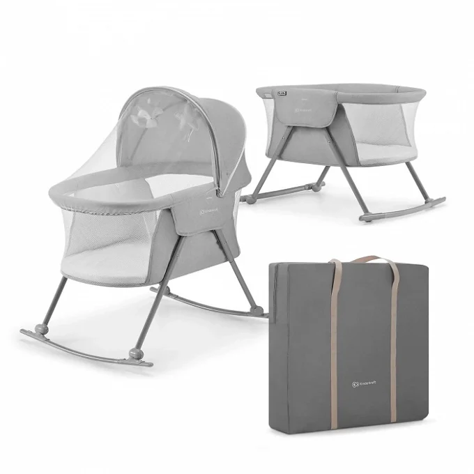 Детская кроватка колыбель KiderKraft Lovi Grey