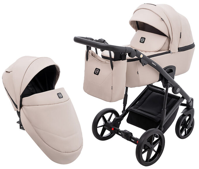 Коляска 2 в 1 Adamex Mobi Air Thermo New ECO SA-7 латте