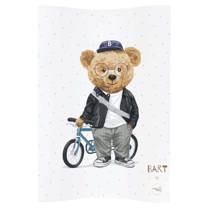 Пеленальный матрас мягкий Ceba Baby Soft профилированный матрас COSY (48x70 см) W-104-132-686 fluffy puffy bart