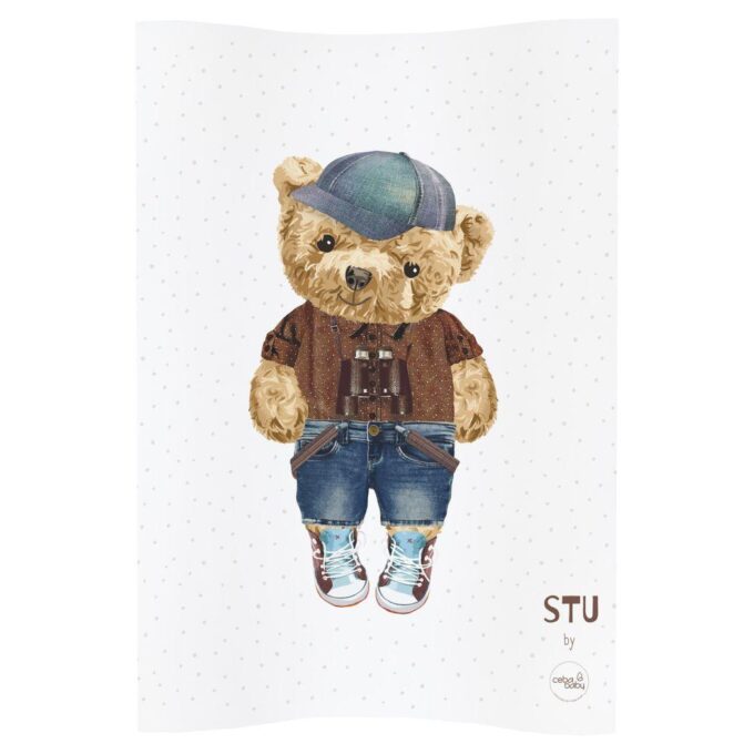 Пеленальный матрас мягкий Ceba Baby Soft профилированный матрас COSY (48x70 см) W-104-132-683 fluffy puffy stu