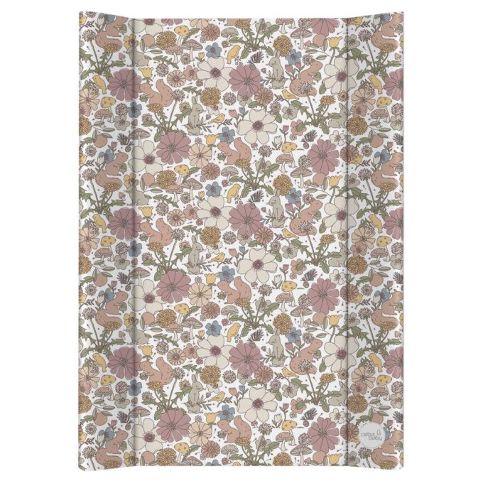 Пеленальная доска мягкая Ceba Baby Soft профилированный матрас короткий (50x70 см) W-102-000-732 basic garden
