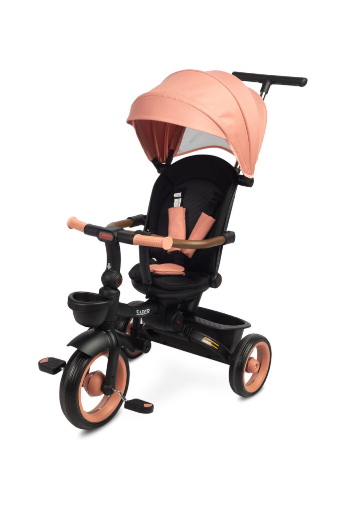 Детский трехколесный велосипед Caretero (Toyz) Saber Light Pink