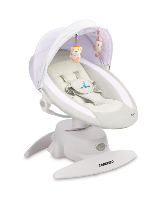 Детский шезлонг-качалка Caretero Opti Pink