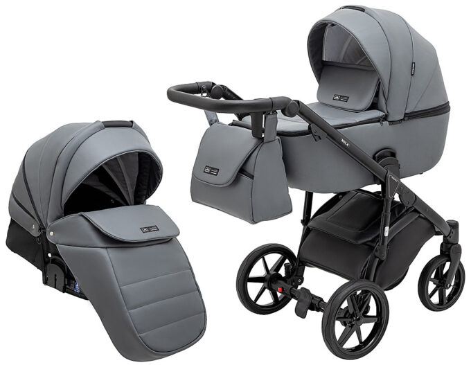 Коляска 2 в 1 Adamex Nola Eco SA-32 серый