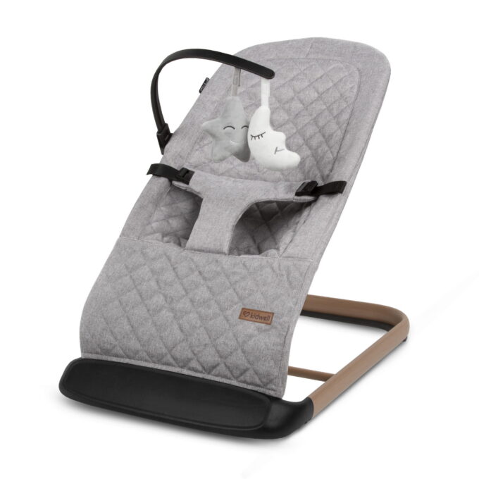 Кресло-качалка Kidwell LARO Full Grey/Wooden