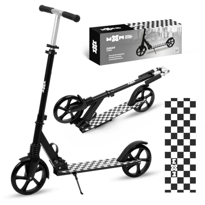 Двухколесный детский самокат WXM DRIFF Chess 200mm