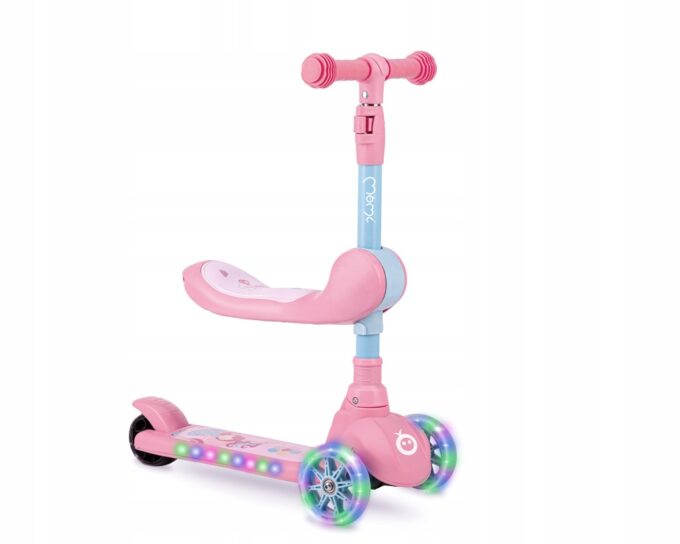 Самокат 2в1 MoMi Kiuru Pink