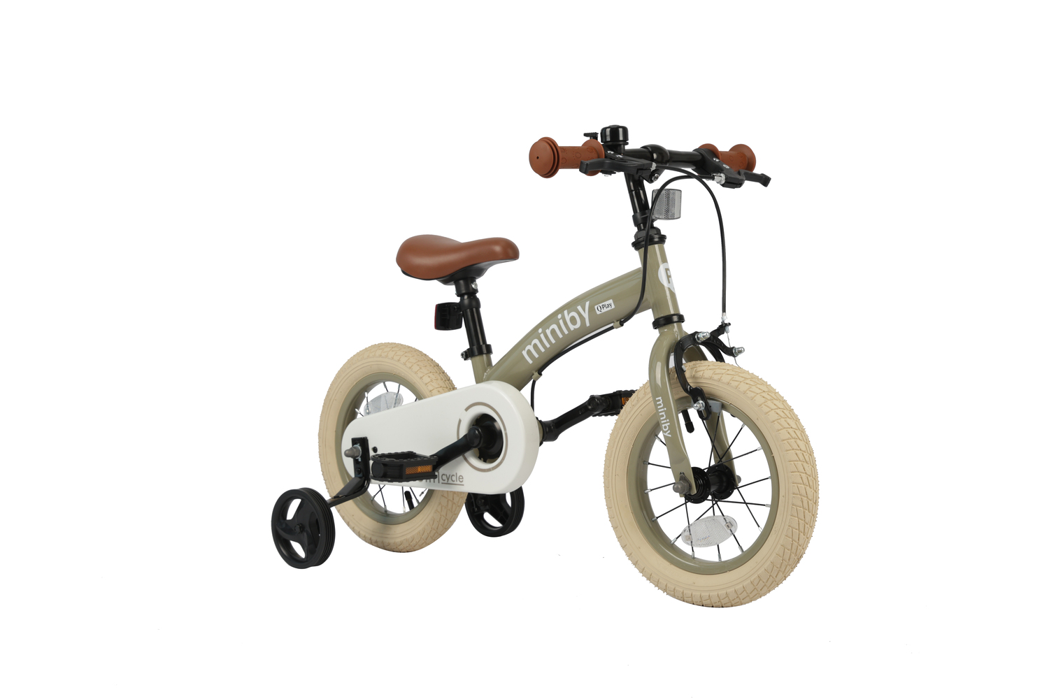Велосипед - біговел Miniby 3в1/12" Grey-Green