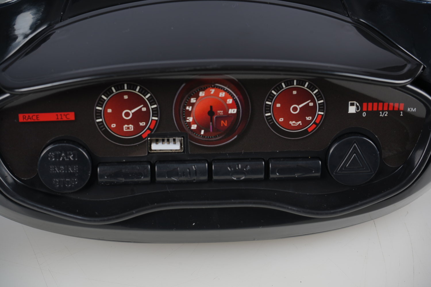 Музична панель для велосипеду зі світловими ефектами з USB та Bluetooth, Black - Зображення 3