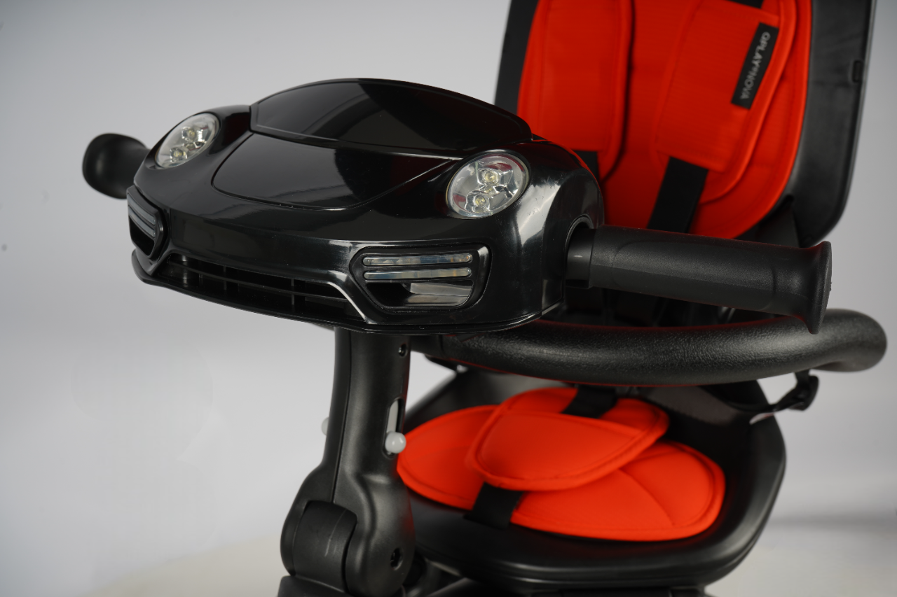 Музична панель для велосипеду зі світловими ефектами з USB та Bluetooth, Black