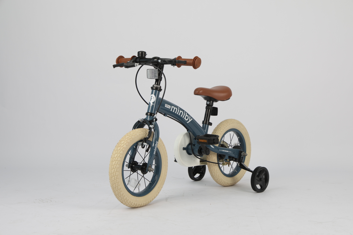 Велосипед - біговел Miniby 3в1/12" Grey-Blue - Зображення 9