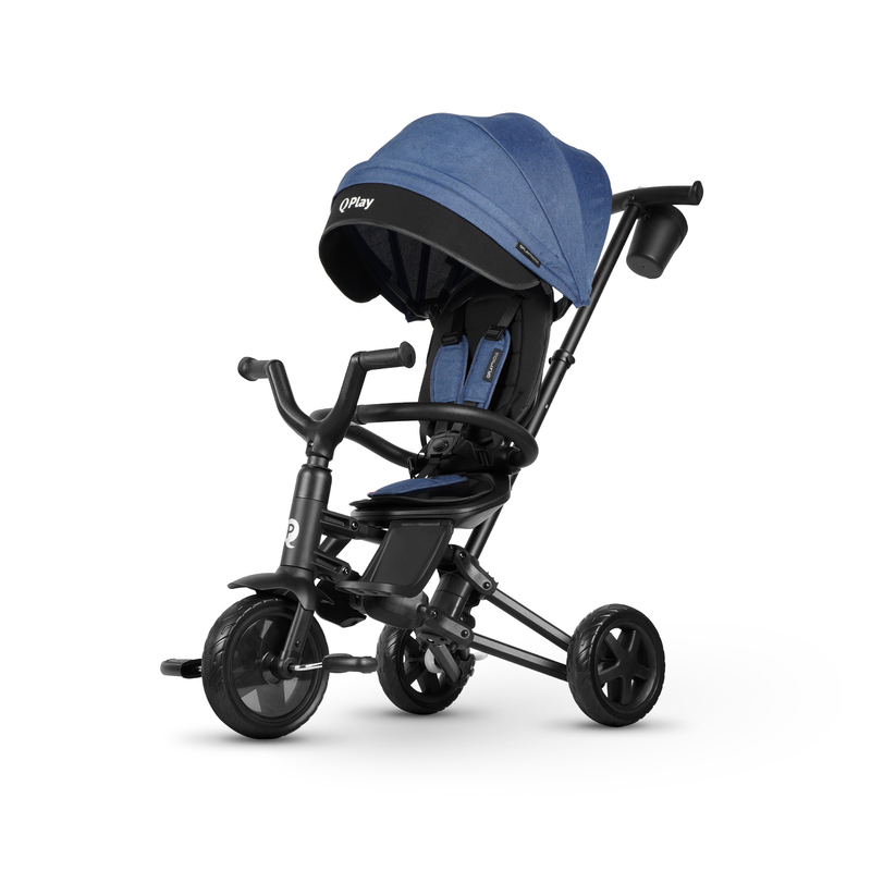 Велосипед складаний триколісний дитячий Nova Niello Blue