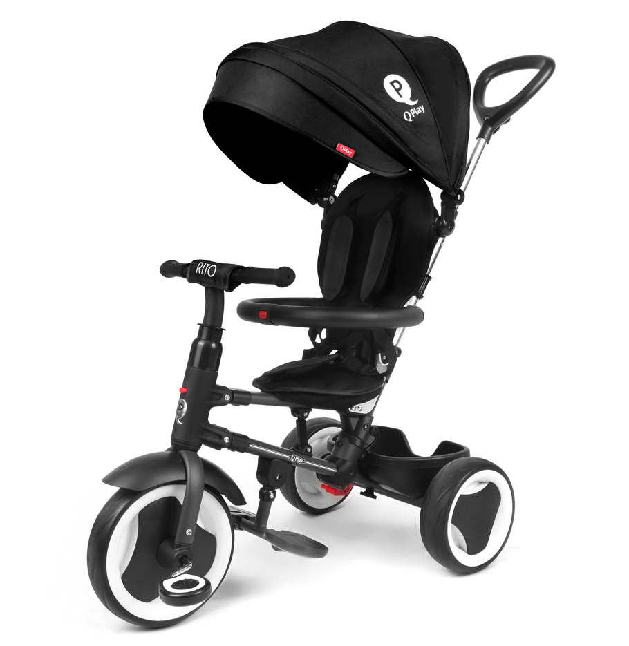 Велосипед складаний триколісний дитячий Rito EVA Black