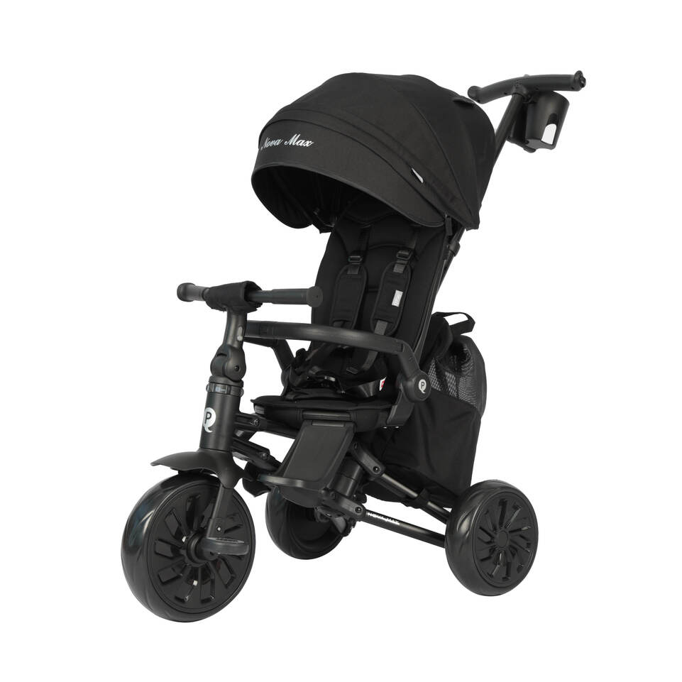Велосипед складаний триколісний дитячий Nova Max Black