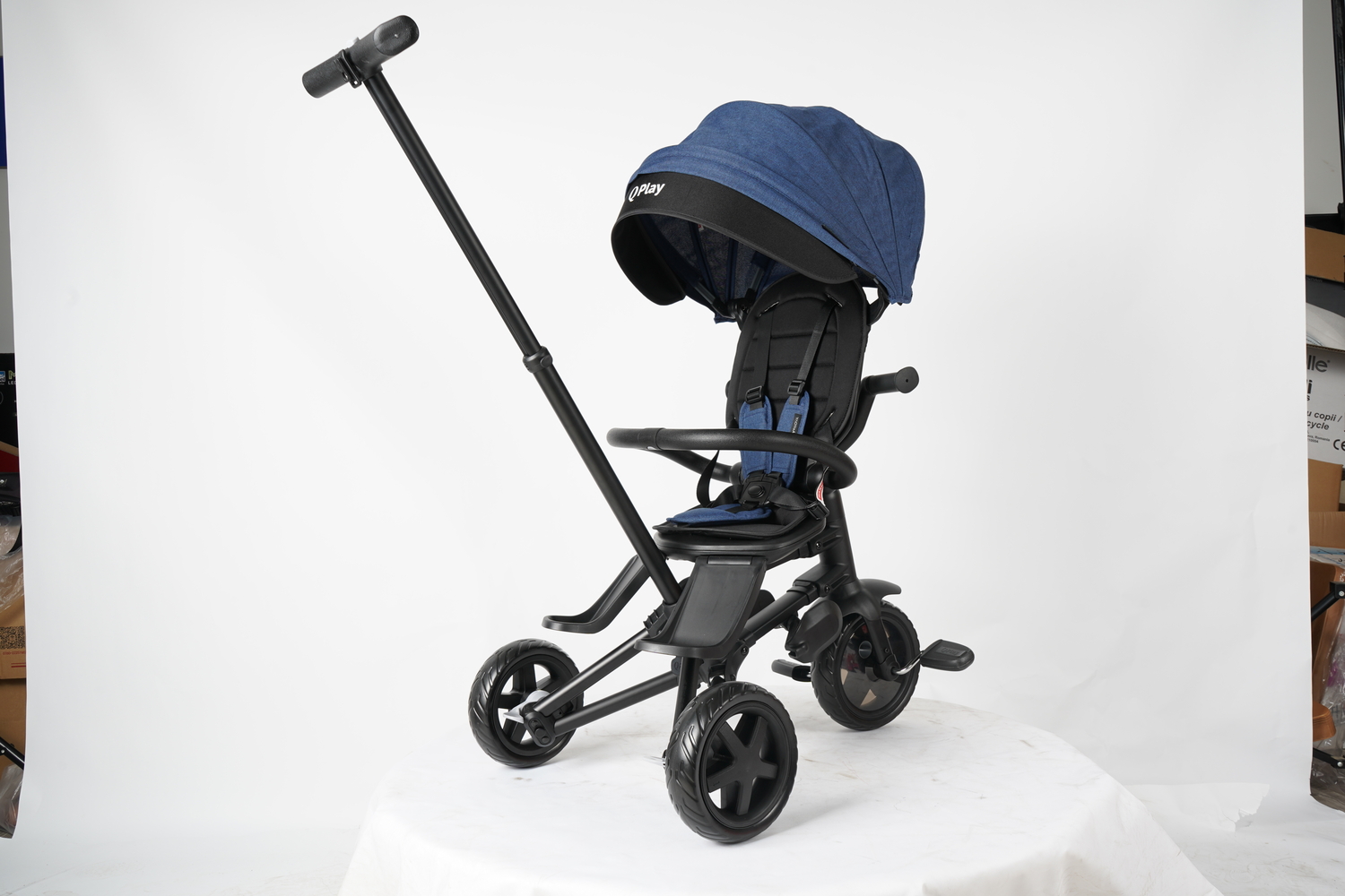 Велосипед складаний триколісний дитячий Nova Niello Blue - Зображення 7