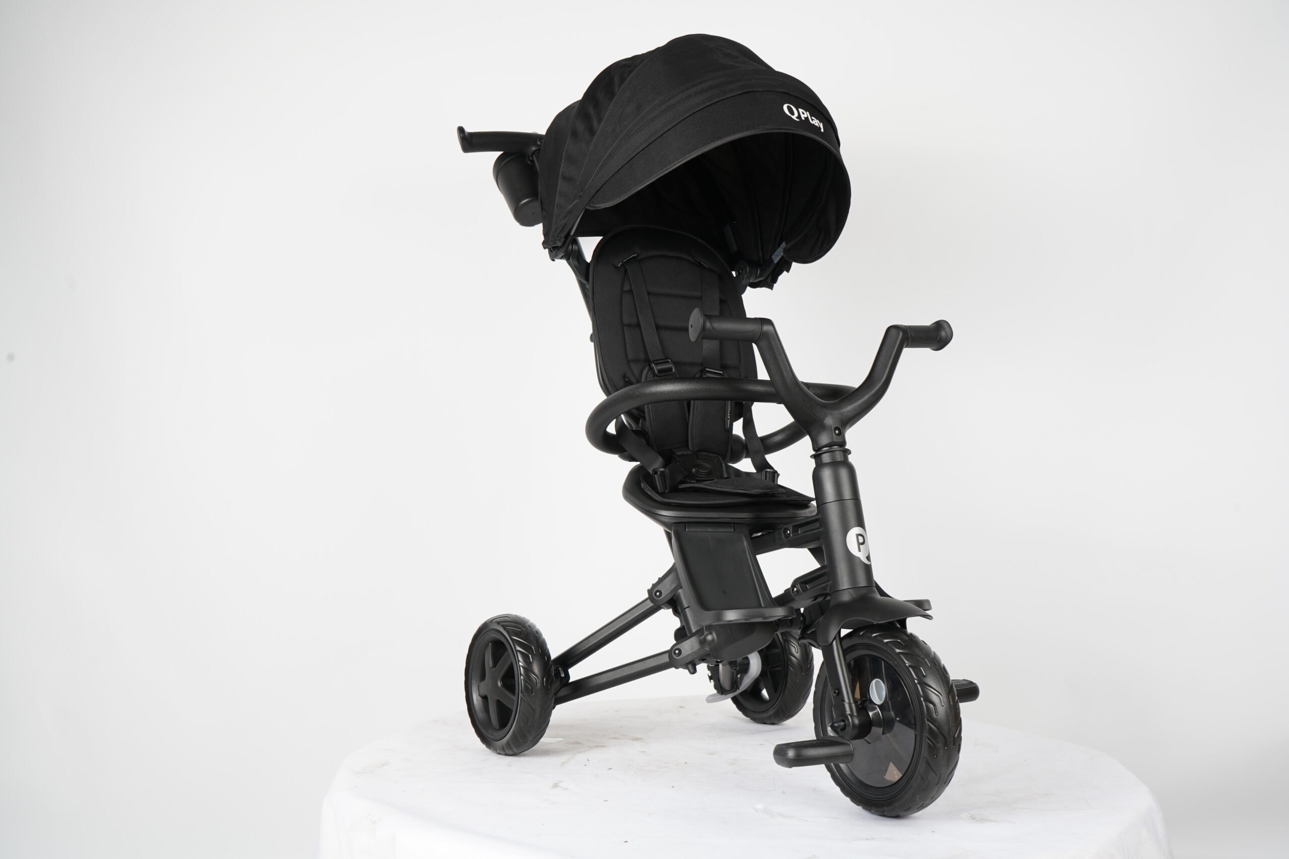 Велосипед складаний триколісний дитячий Nova Niello Black - Зображення 3