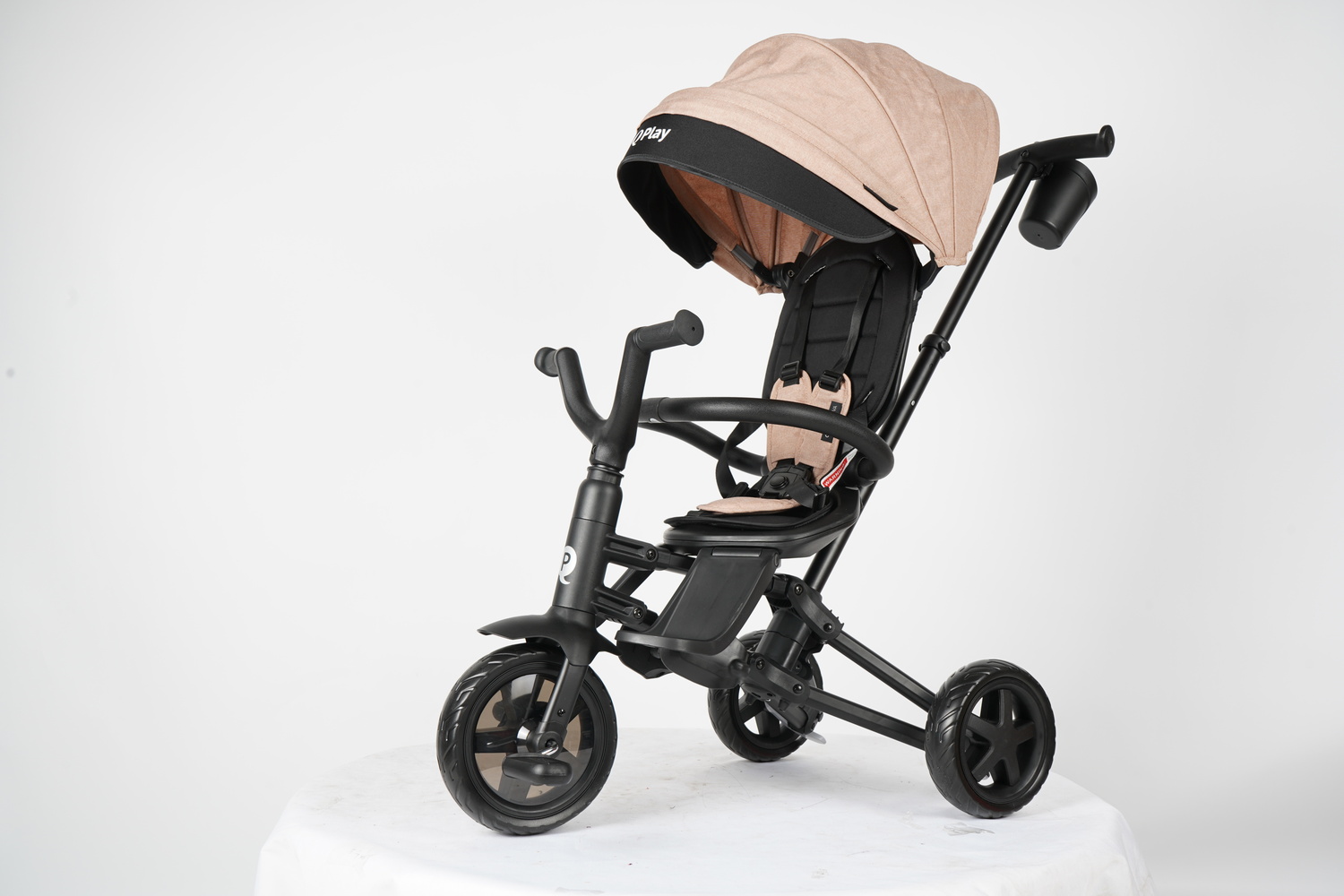 Велосипед складаний триколісний дитячий Nova Niello Beige