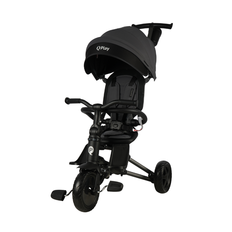 Велосипед складаний триколісний дитячий Nova Ultimate Black