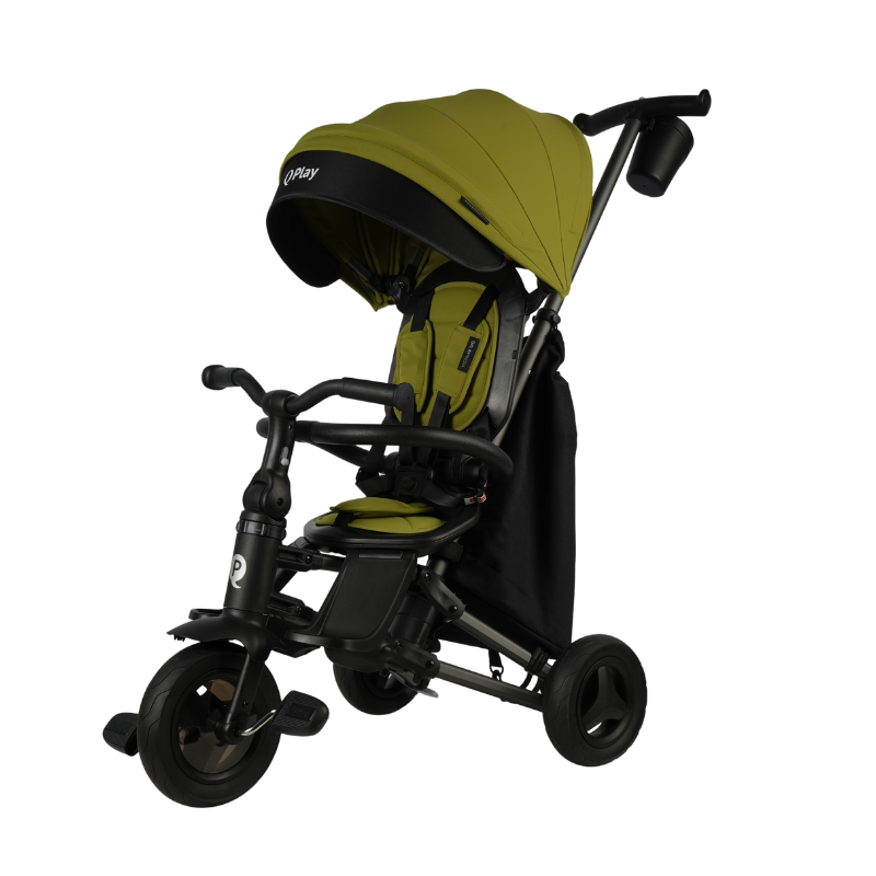 Велосипед складаний триколісний дитячий Nova+ Rubber Military Green