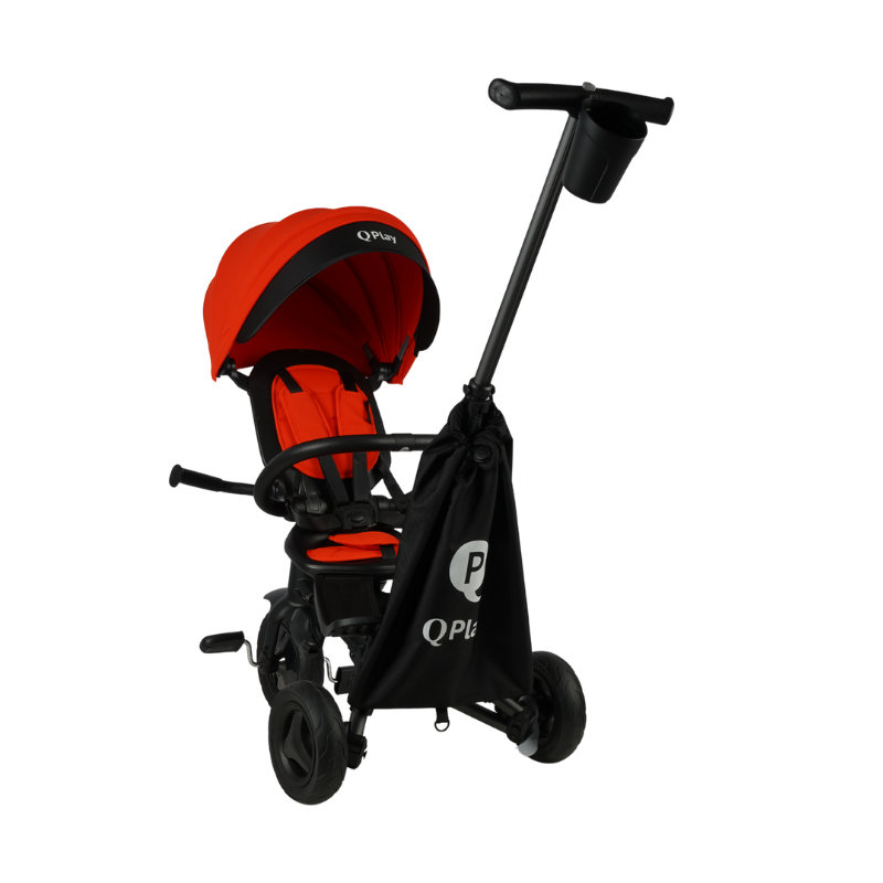 Велосипед складаний триколісний дитячий Nova+ Rubber Orange Sunset - Зображення 5