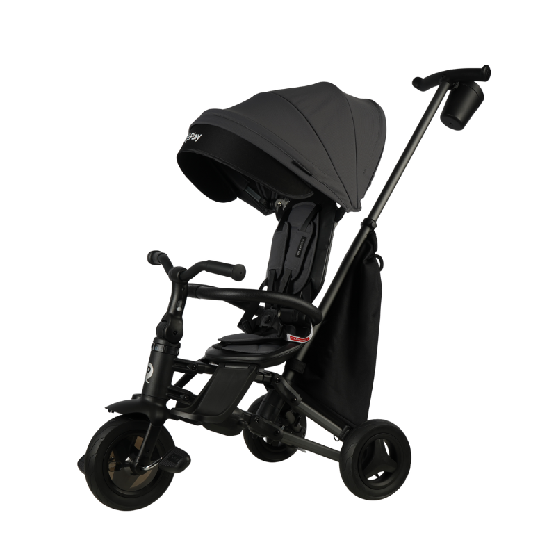 Велосипед складаний триколісний дитячий Nova Niello Black