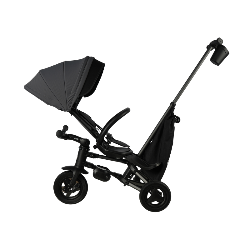 Велосипед складаний триколісний дитячий Nova+ Rubber Ultimate Black - Зображення 2