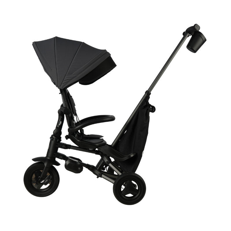 Велосипед складаний триколісний дитячий Nova+ Rubber Ultimate Black - Зображення 3