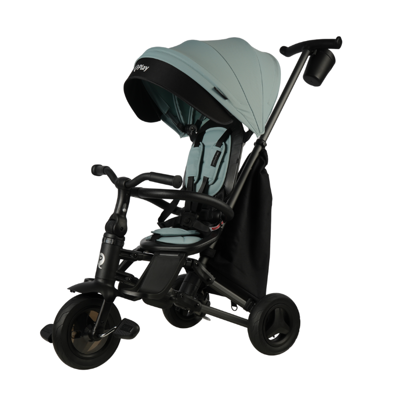 Велосипед складаний триколісний дитячий Nova+ Rubber Gentle Mint